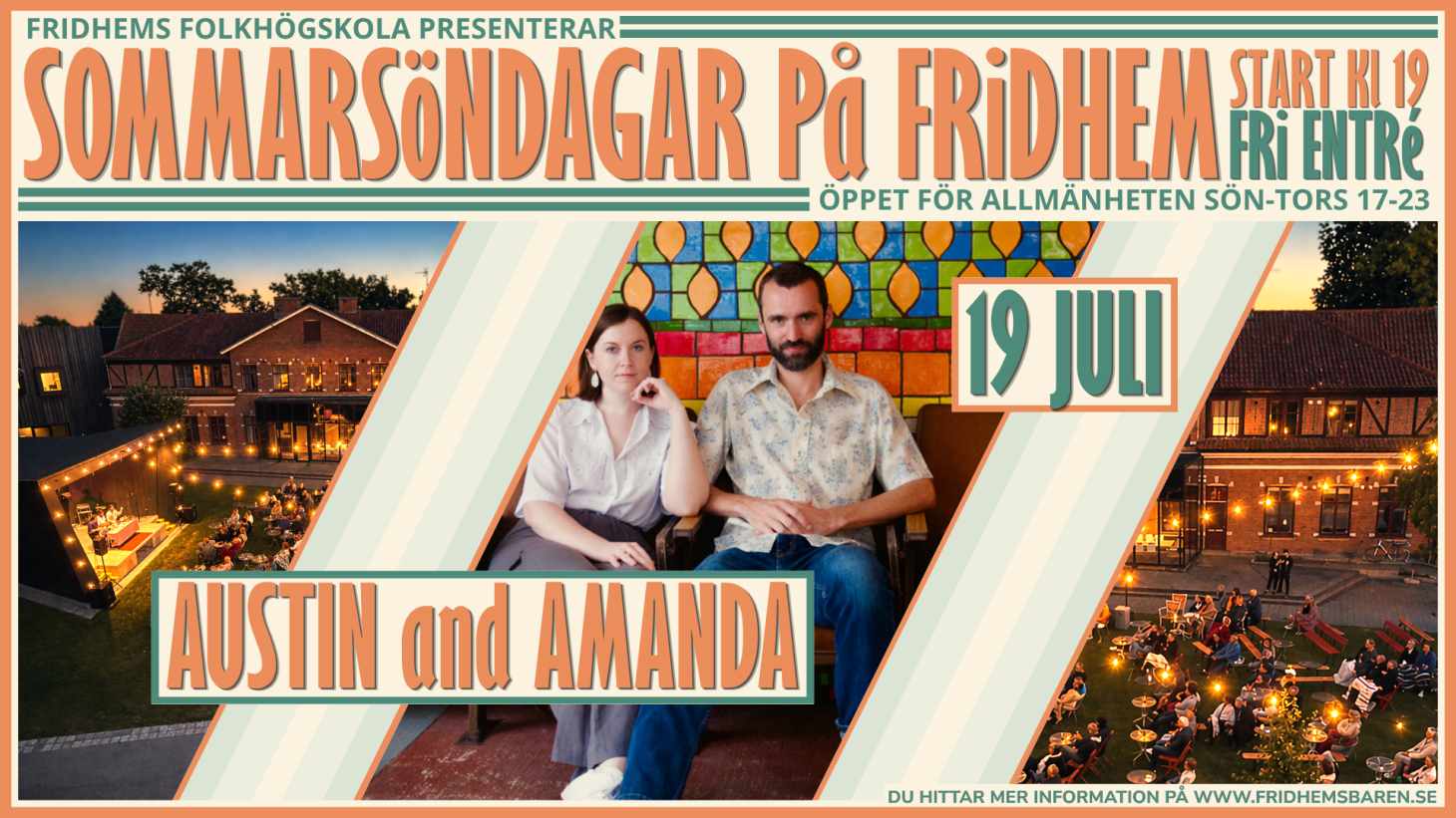 SOMMARSÖNDAG PÅ FRIDHEM - AUSTIN and AMANDA 19 JULI - 1460 x 821