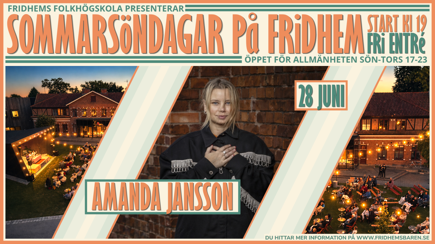SOMMARSÖNDAG PÅ FRIDHEM - AMANDA JANSSON 28 JUNI - 1460 x 821