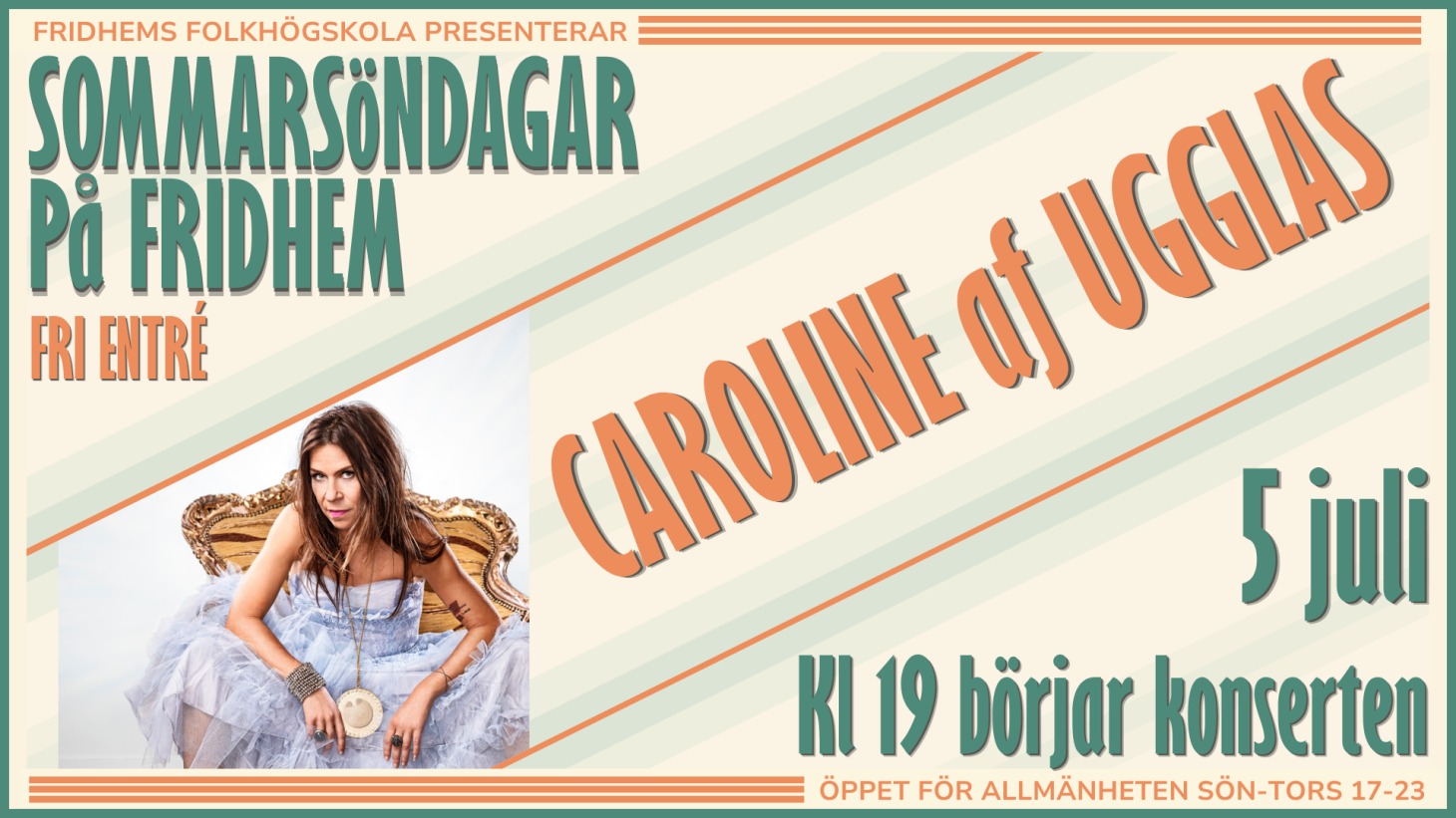 SOMMARSÖNDAG PÅ FRIDHEM - CAROLINE af UGGLAS 5 JULI - 1460 x 821